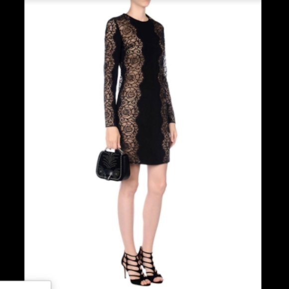 STELLA MCCARTNEY Lace Knee-Length Dress, Size: S - Picture 6 of 7